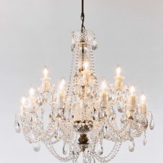 Balmoral Crystal Candelier Medium Regency Chandeliers