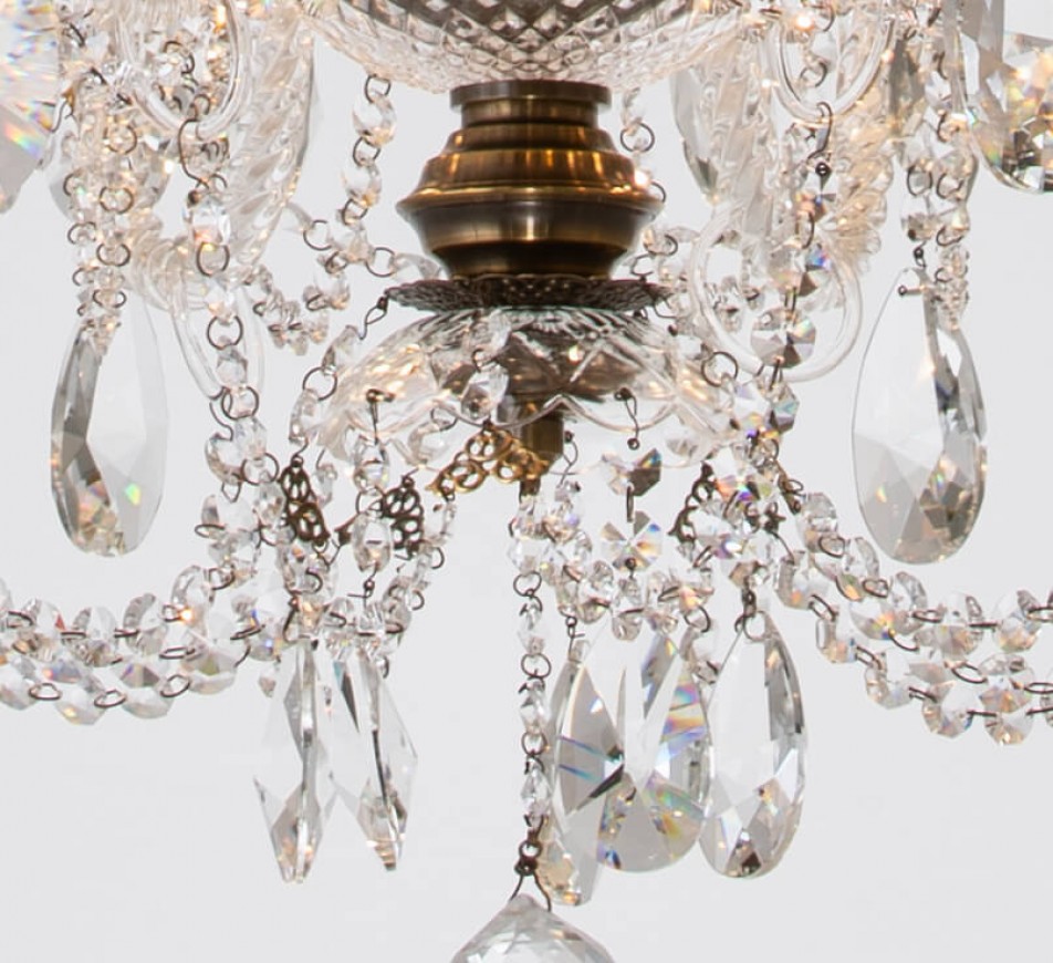 Balmoral Crystal Chandelier Medium Regency Chandeliers