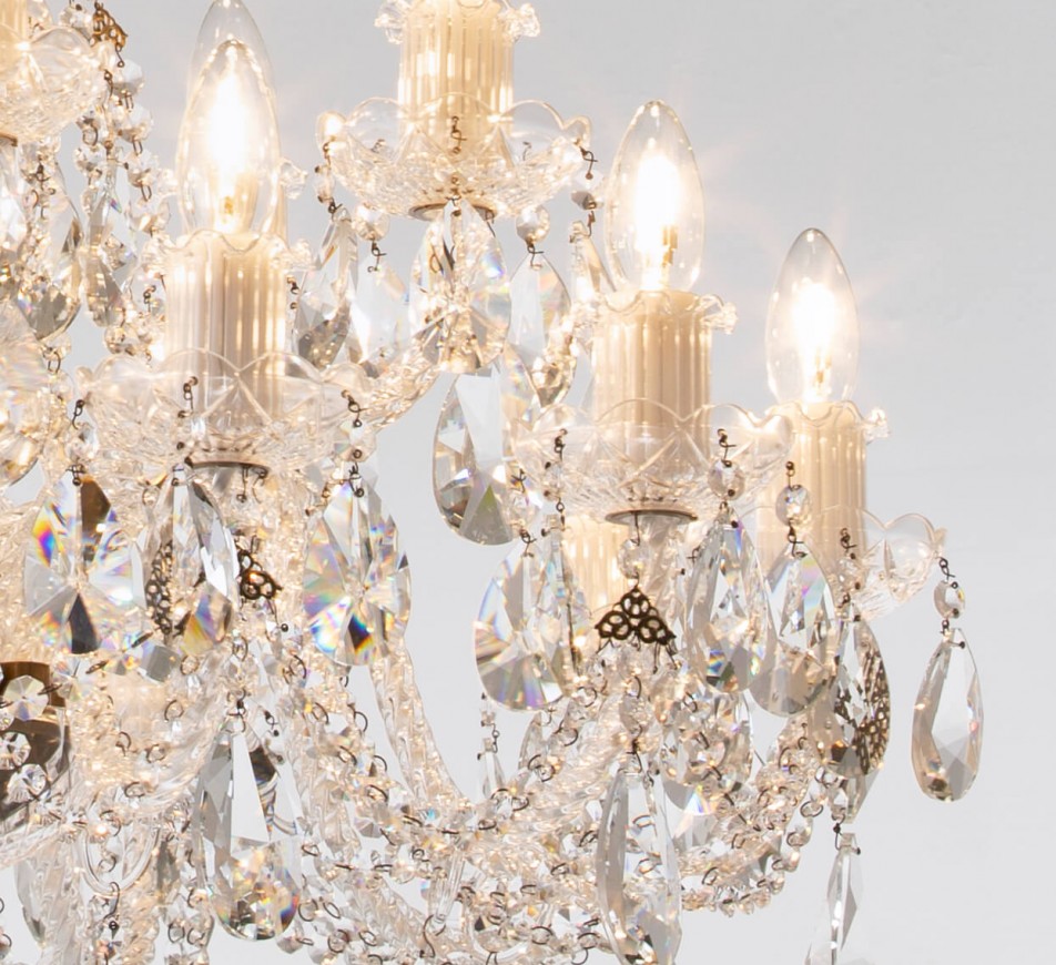 Balmoral Crystal Chandelier Medium Regency Chandeliers