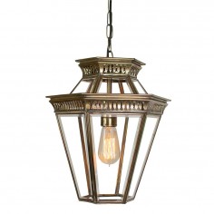 Clarence Hanging Lantern in Nickel
