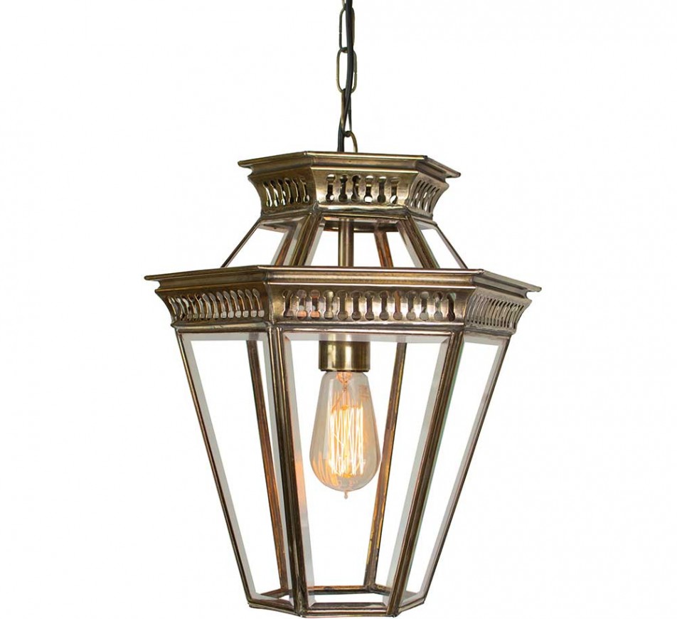Clarence Hanging Lantern in Nickel