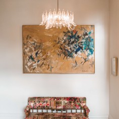 The Fritzroy Chandelier Antique Brass