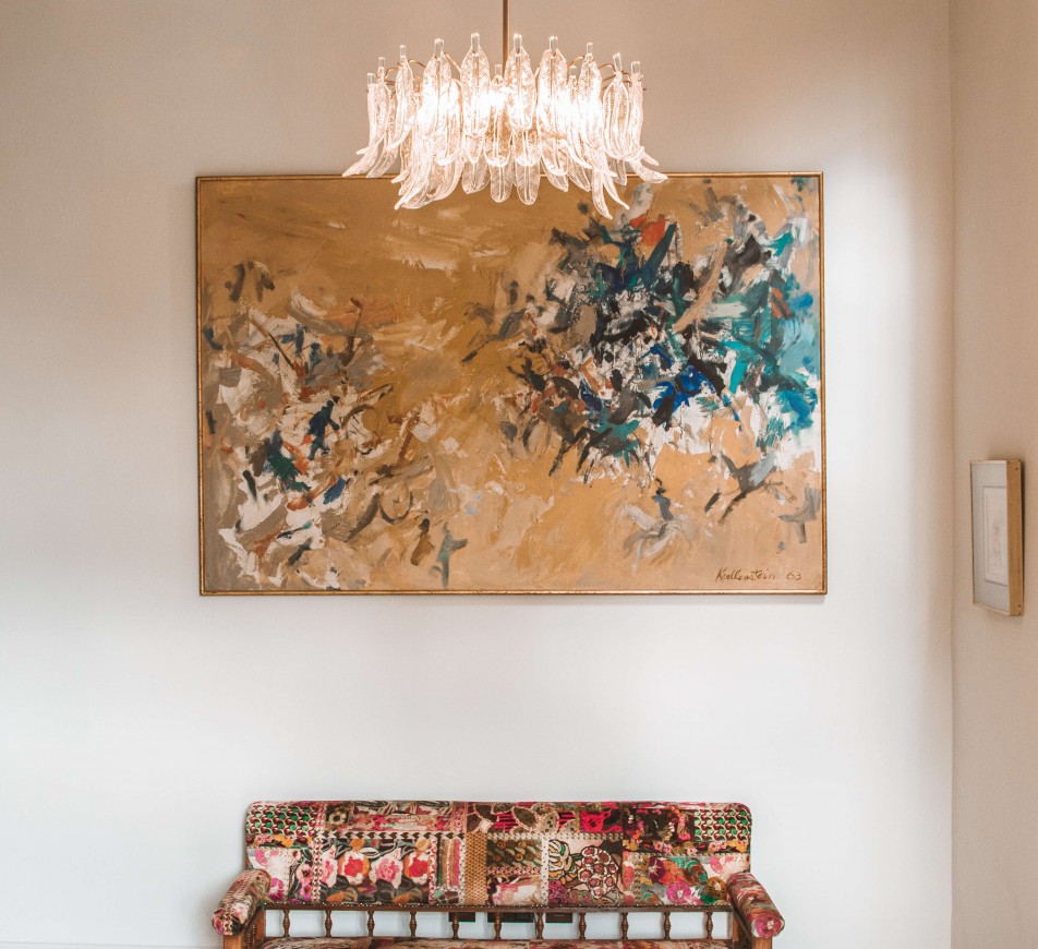 The Fritzroy Chandelier Antique Brass