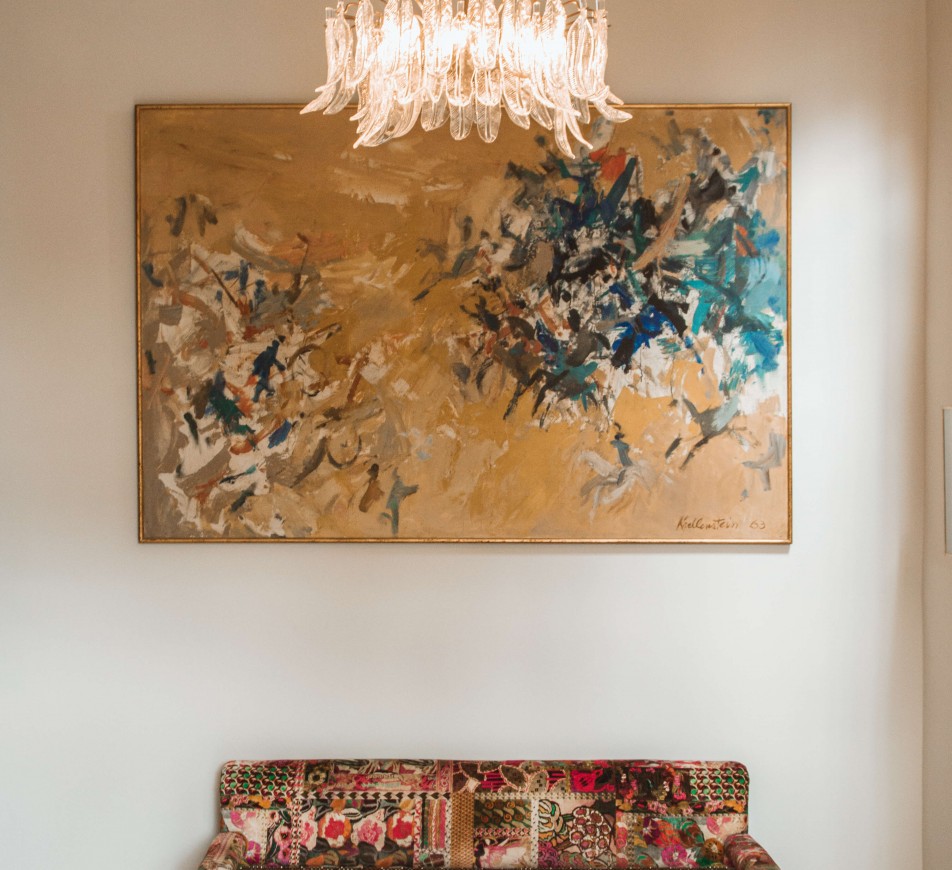 The Fritzroy Chandelier Antique Brass