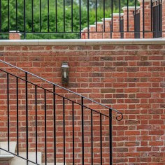 Georgian Outdoor Slim Wall Lantern Clementine Antique Brass