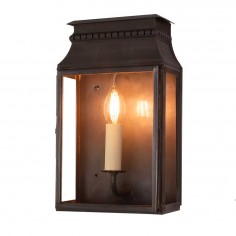 Tivoli Wall Lantern Small  Dark Antique Brass