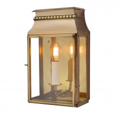 Tivoli Wall Lantern Small  Polished Brass Unacquered