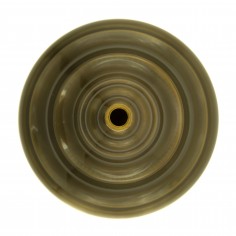 Ceiling Crystal  Chandelier Luna,  Medium, Antique Brass