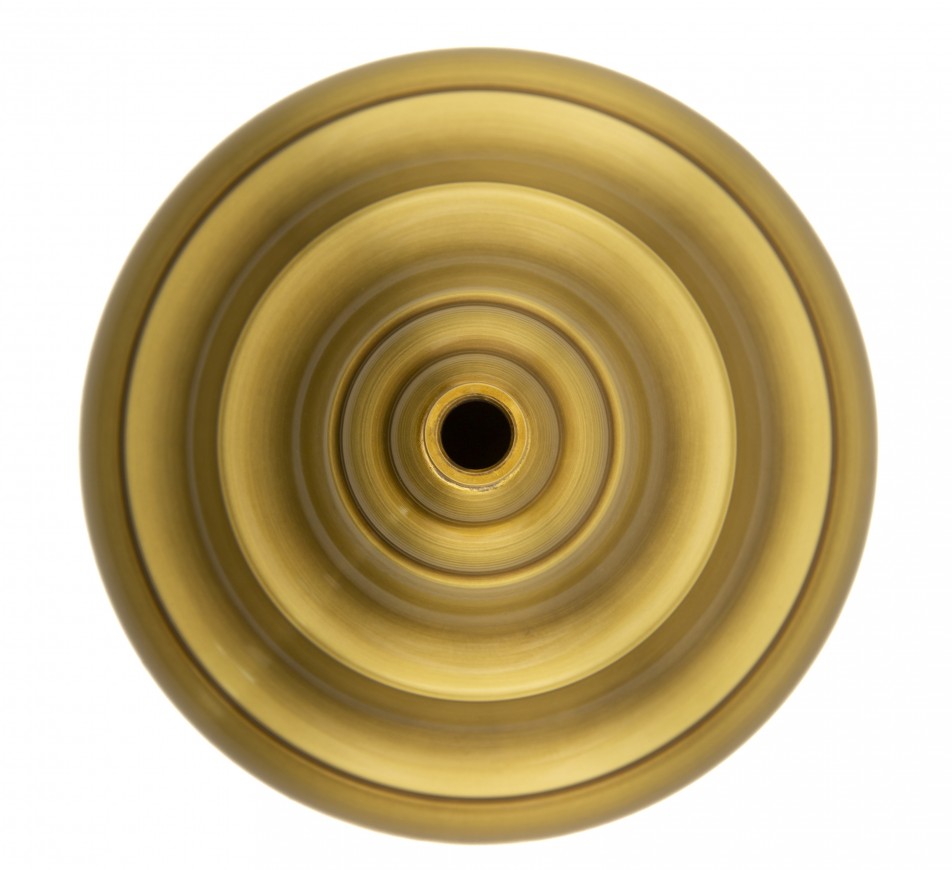 Ceiling Crystal  Chandelier Luna,  Medium, Antique Brass