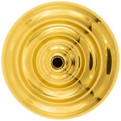 Ceiling Crystal  Chandelier Luna,  Medium, Antique Brass