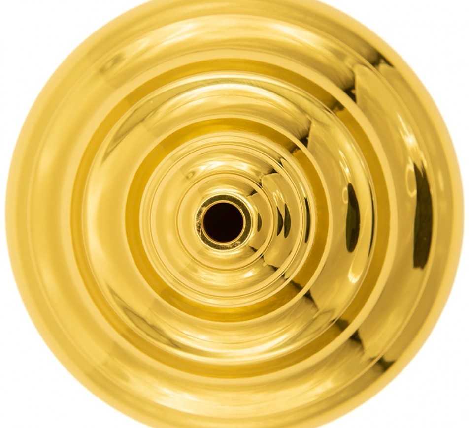 Ceiling Crystal  Chandelier Luna,  Medium, Antique Brass