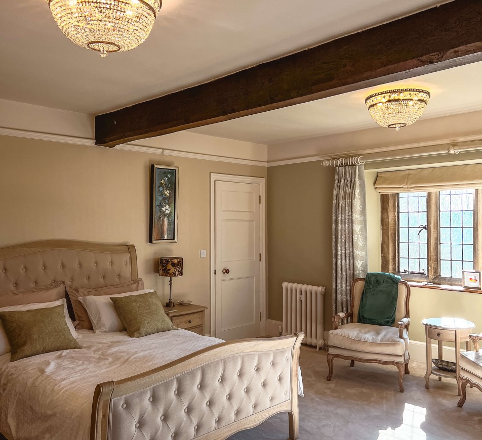 Ceiling Crystal  Chandelier Luna,  Medium, Antique Brass