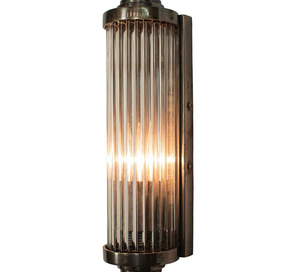 Metropole Bathroom Wall Light IP44 Nickel