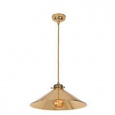 Brass Cone Pendant