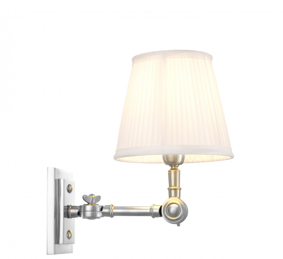 Wall Lamp Wentworth Single with Black Shade
