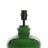 Bulbous Bottle Green Glass Table Lamp