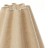 Scalloped Linen Lampshade Tall