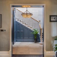 Clarence Round Chandelier IP44 Bathroom Safe Crystal Light