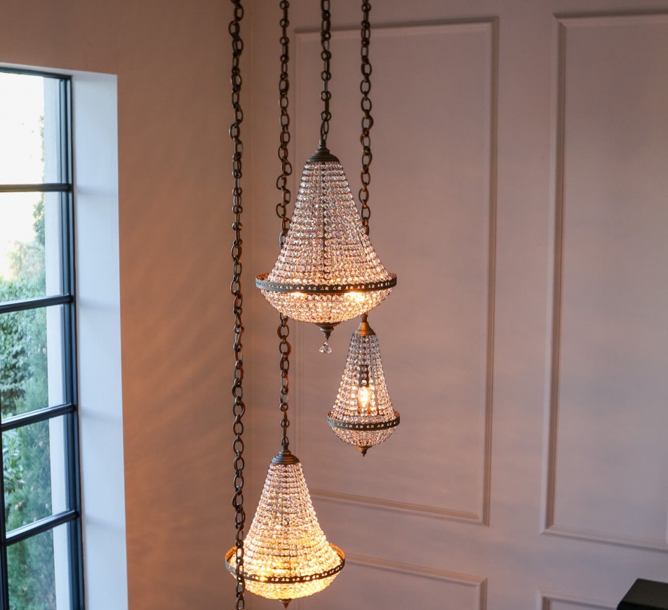 Henley Crystal Staircase Chandelier