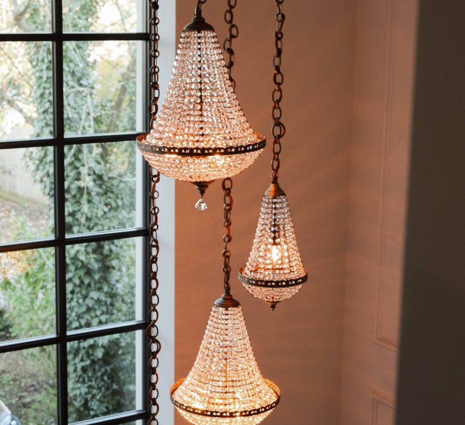 Henley Crystal Staircase Chandelier