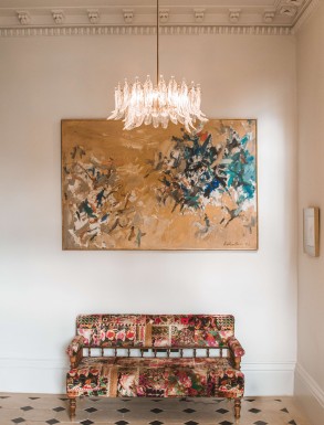 The Fritzroy Chandelier Antique Brass