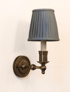 Edward - English Brass Wall Sconce - Classic Single Arm Candle Light