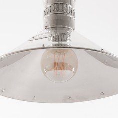 Deck Indutrsial Lamp in Nickel Limehouse