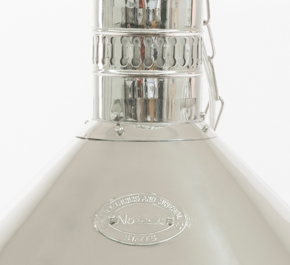 Deck Industrail Lamp in Nickel Limehouse