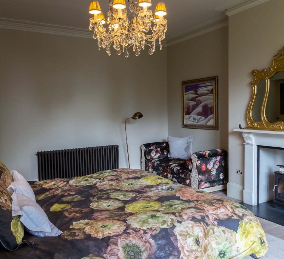 Wellington Large Crystal Chandelier with shades