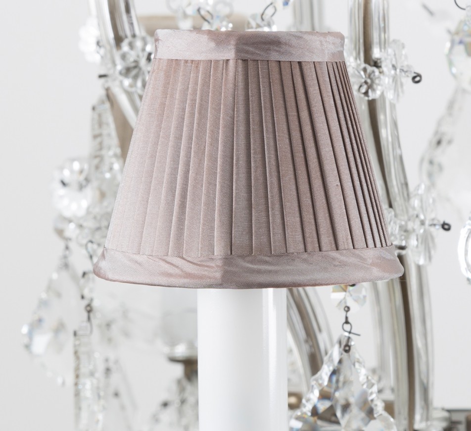 Wellington Large Crystal Chandelier with shades