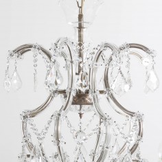 Wellington Large Crystal Chandelier with shades
