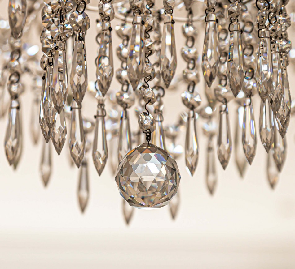 Georgian Chandelier Belgravia 2 tiers, Large