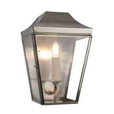 Kemble Outdoor Wall Lantern Small Antique Brass