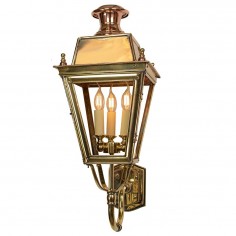 Battledown Wall Lantern Medium (Bottom Wall Mounted) 3 Lights  Dark Antique Brass