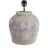Lamp Base Fine Ceramic Textured Large Grey
