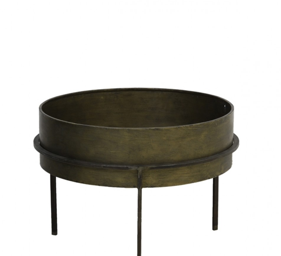 Ferro Side Table In Bronze