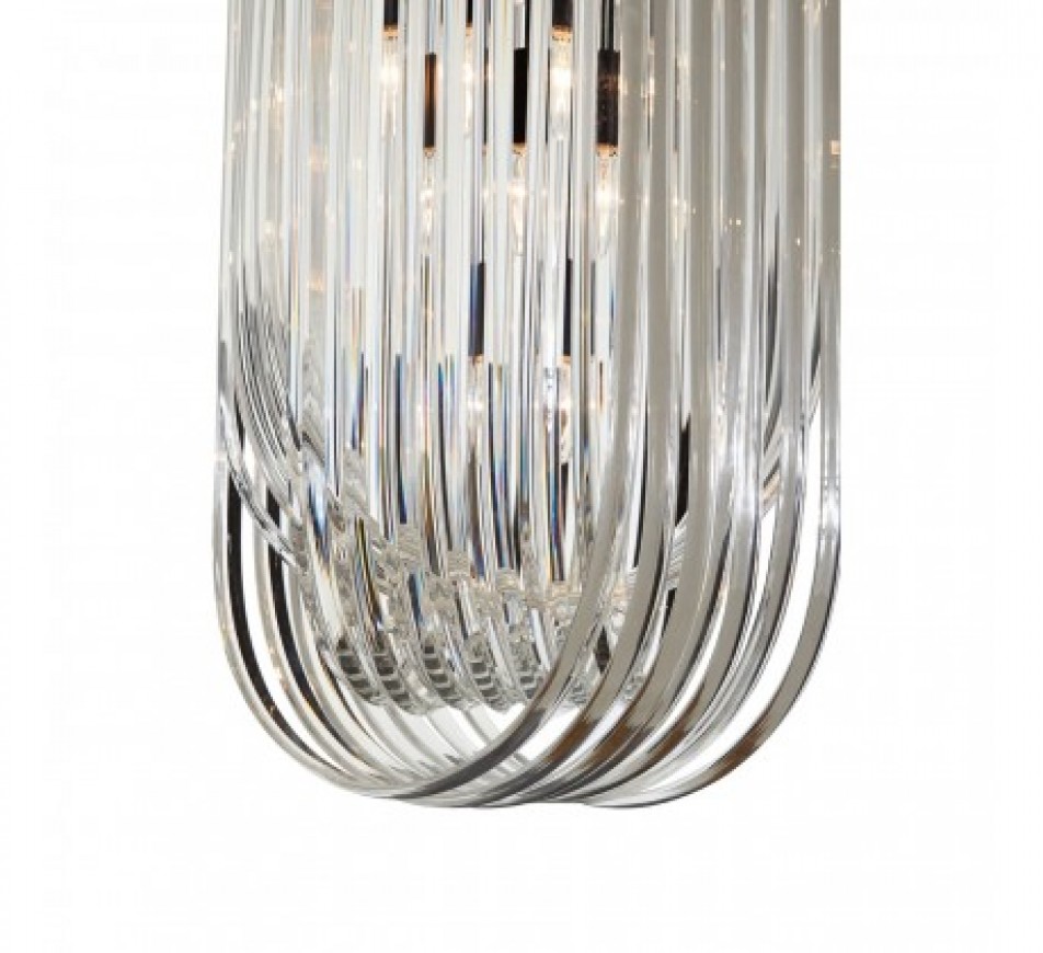 The Twyning Oblong Crystal Chandelier