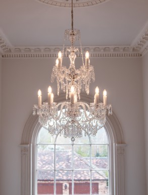 Georgian Chandelier Belgravia 2 tiers, Large