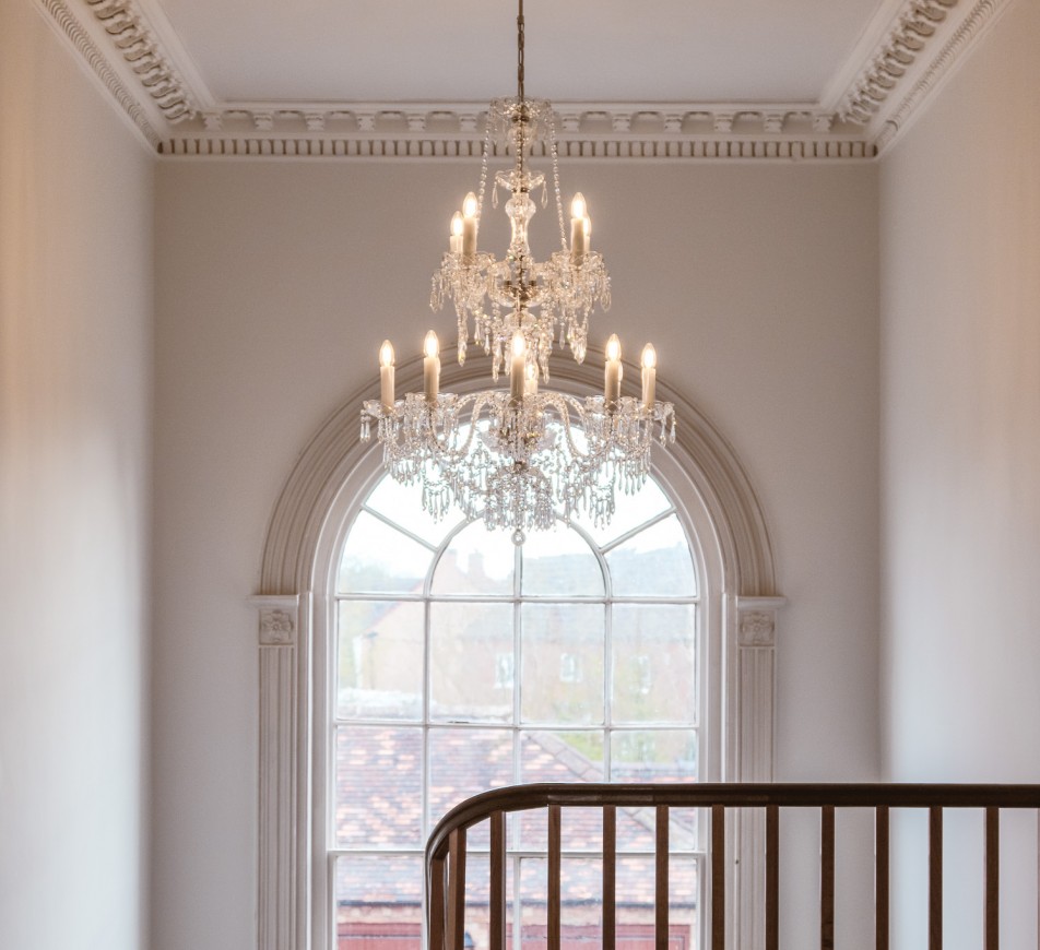 Georgian Chandelier Belgravia 2 tiers, Large