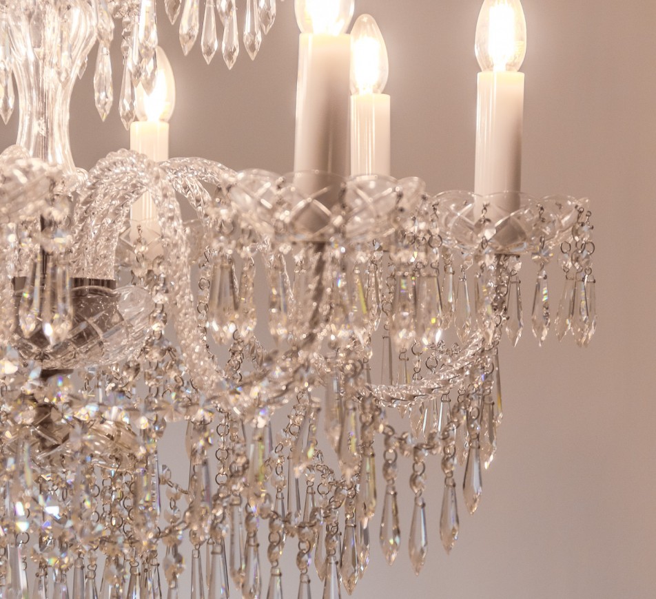 Georgian Chandelier Belgravia 2 tiers, Large