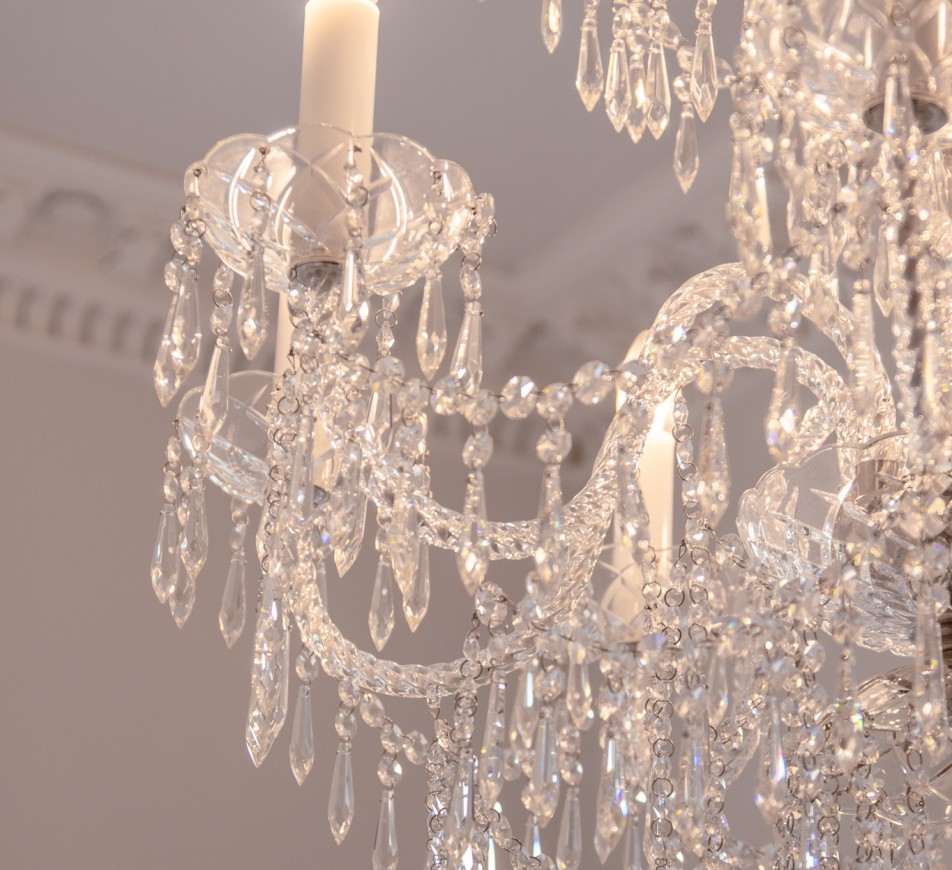 Georgian Chandelier Belgravia 2 tiers, Large