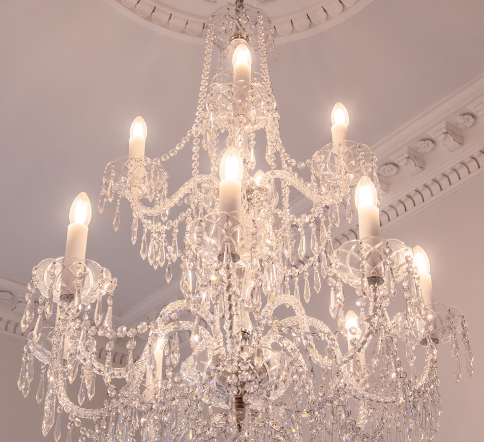 Georgian Chandelier Belgravia 2 tiers, Large