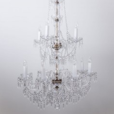 Georgian Chandelier Belgravia 2 tiers, Large