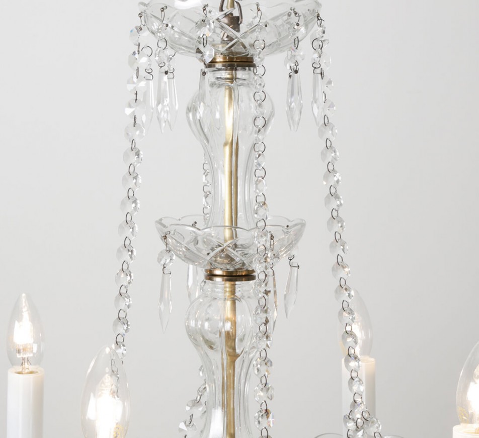 Georgian Chandelier Belgravia 2 tiers, Large