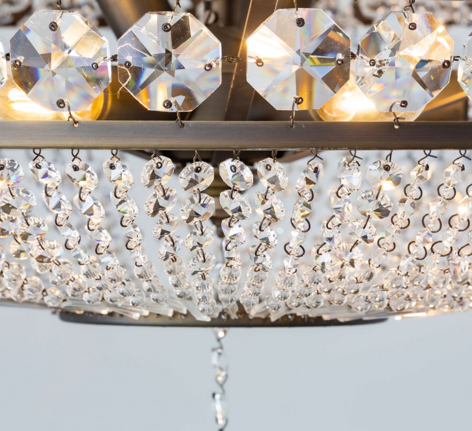 St Peter Balloon Chandelier Bronze