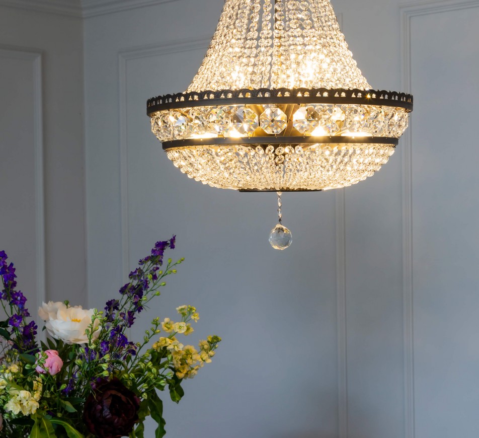 St Peter Balloon Chandelier Bronze