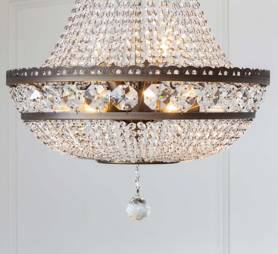 St Peter Balloon Chandelier Bronze