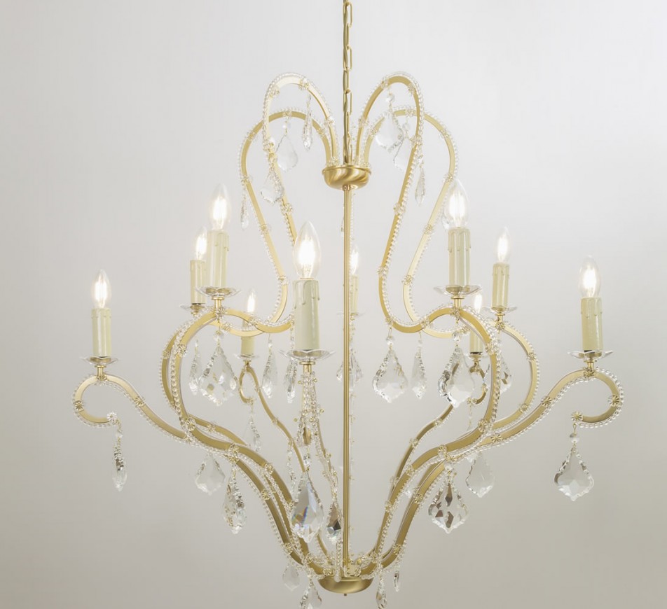 Buford Large Crystal Chandelier