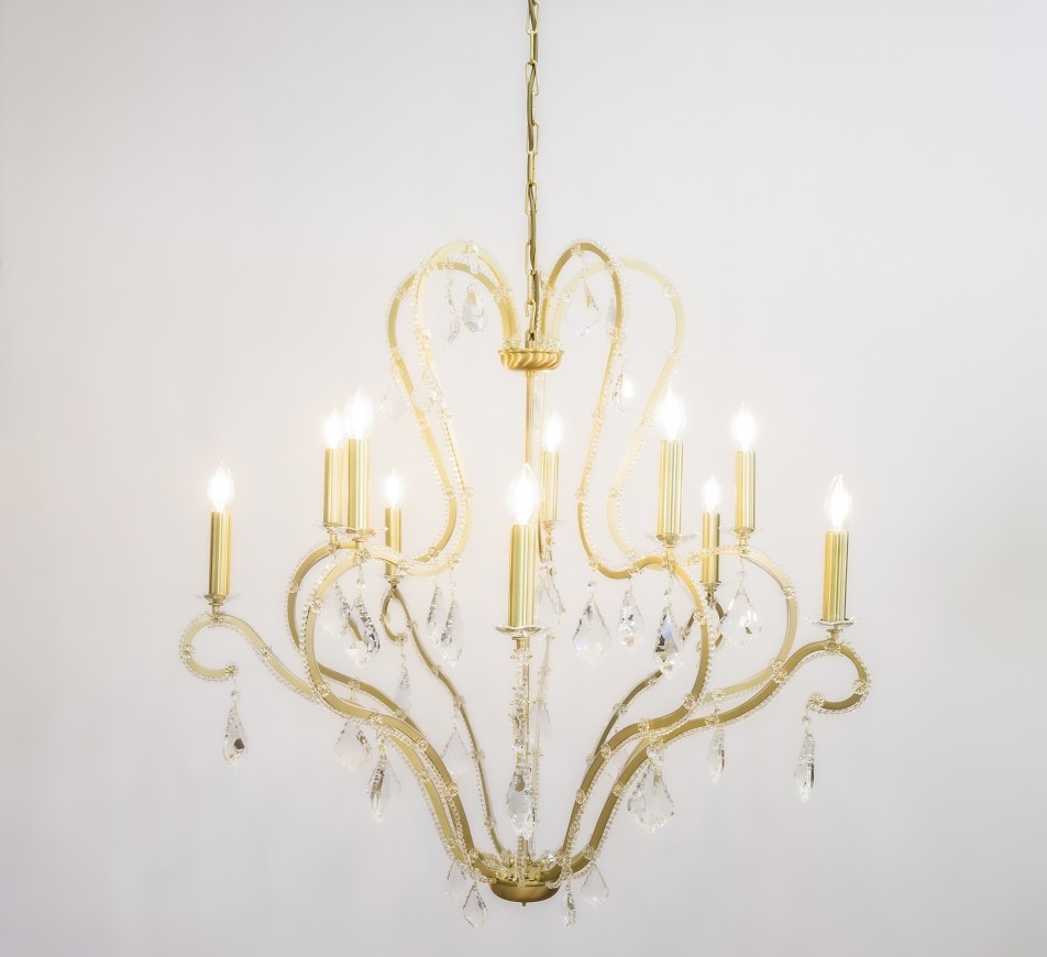 Buford Large Crystal Chandelier