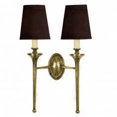 Granham Twin Wall Sconce with Shades